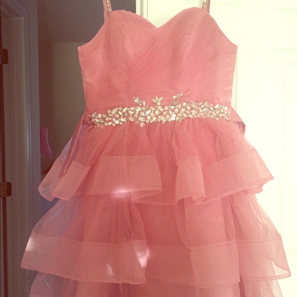 Pink Mini Prom Dress